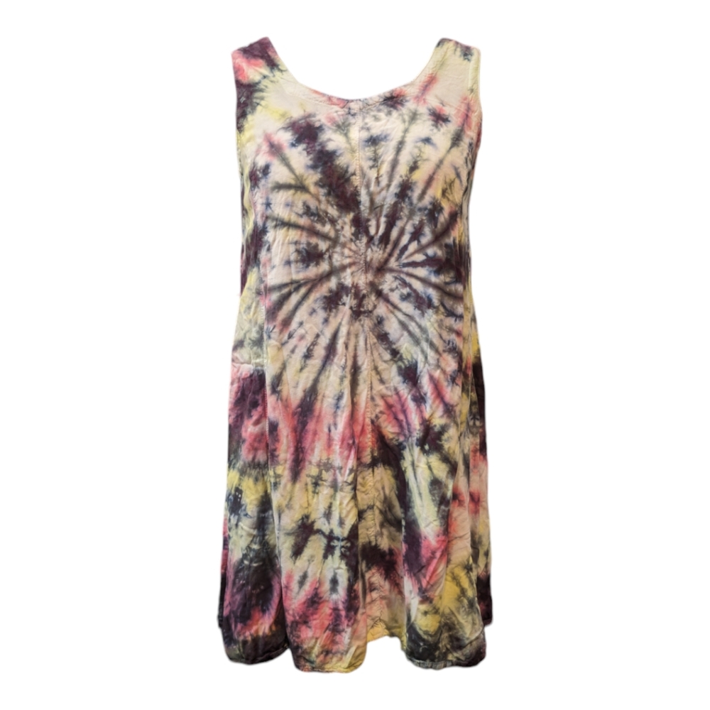 Tie Dye Lightweight Tunic Dress Dharma & Co Size S